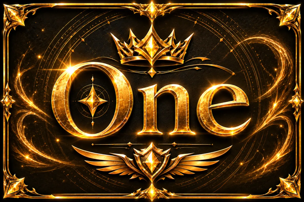 One