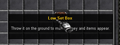 Low Set Box - שם