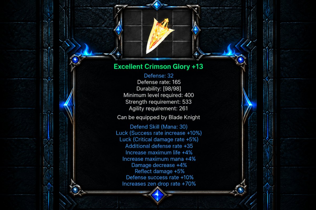 Crimson Glory, מגן חדש לביקי בעונת Black Edition
