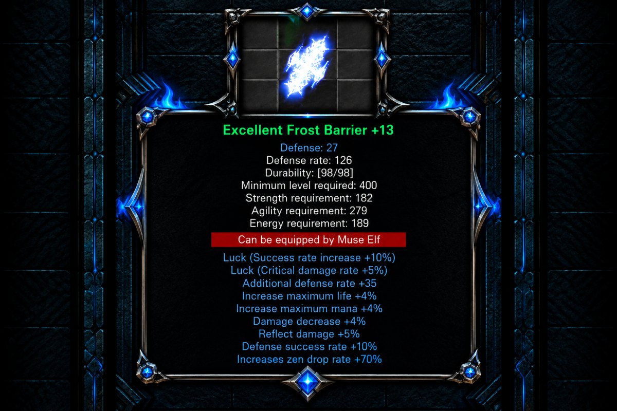 Frost Barrier, מגן חדש לאלפית בעונת Black Edition