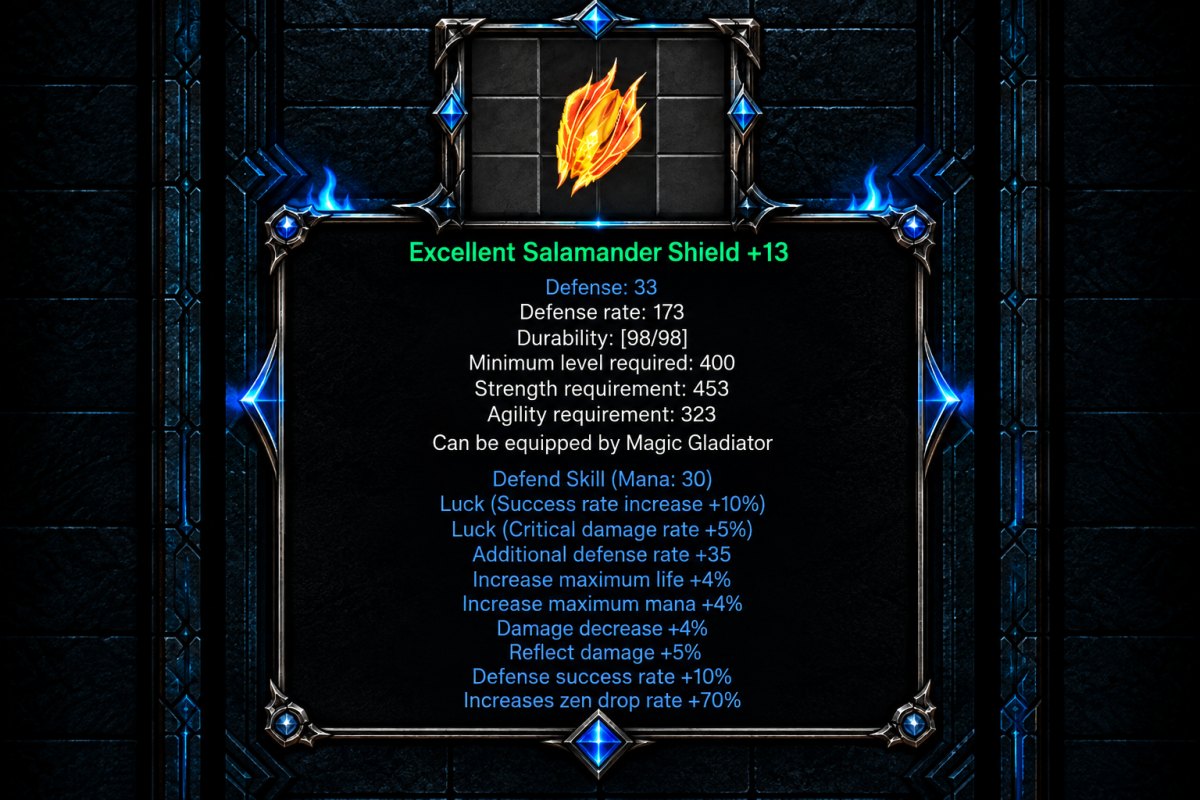 Salamander Shield, מגן חדש לאמג'י בעונת Black Edition
