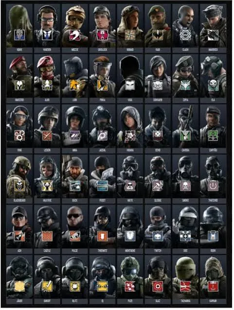 For all that have been part of the R6 universe, tell me which are your favorite operators? What you like about them so much and why? And how you like to run