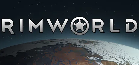 RimWorld - באנר המשחק עם המושבה על כוכב רחוק