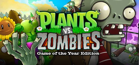 Plants vs. Zombies - באנר המשחק עם הצמחים והזומבים