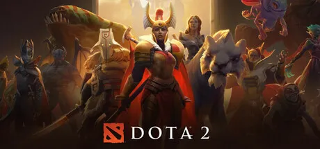 Dota 2 - באנר המשחק עם הגיבורים
