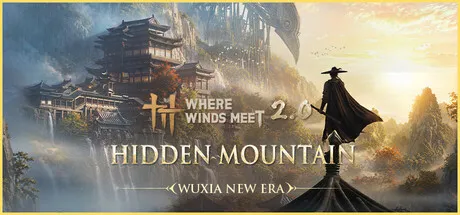 Where Winds Meet - באנר המשחק עם לוחם החרב